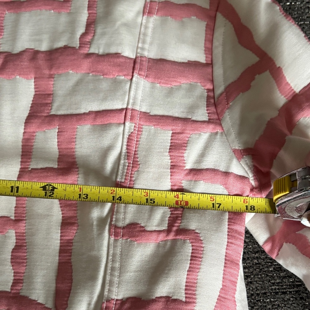 Quilted Pink and White blocks vs & clouds design - Picture 8 of 14